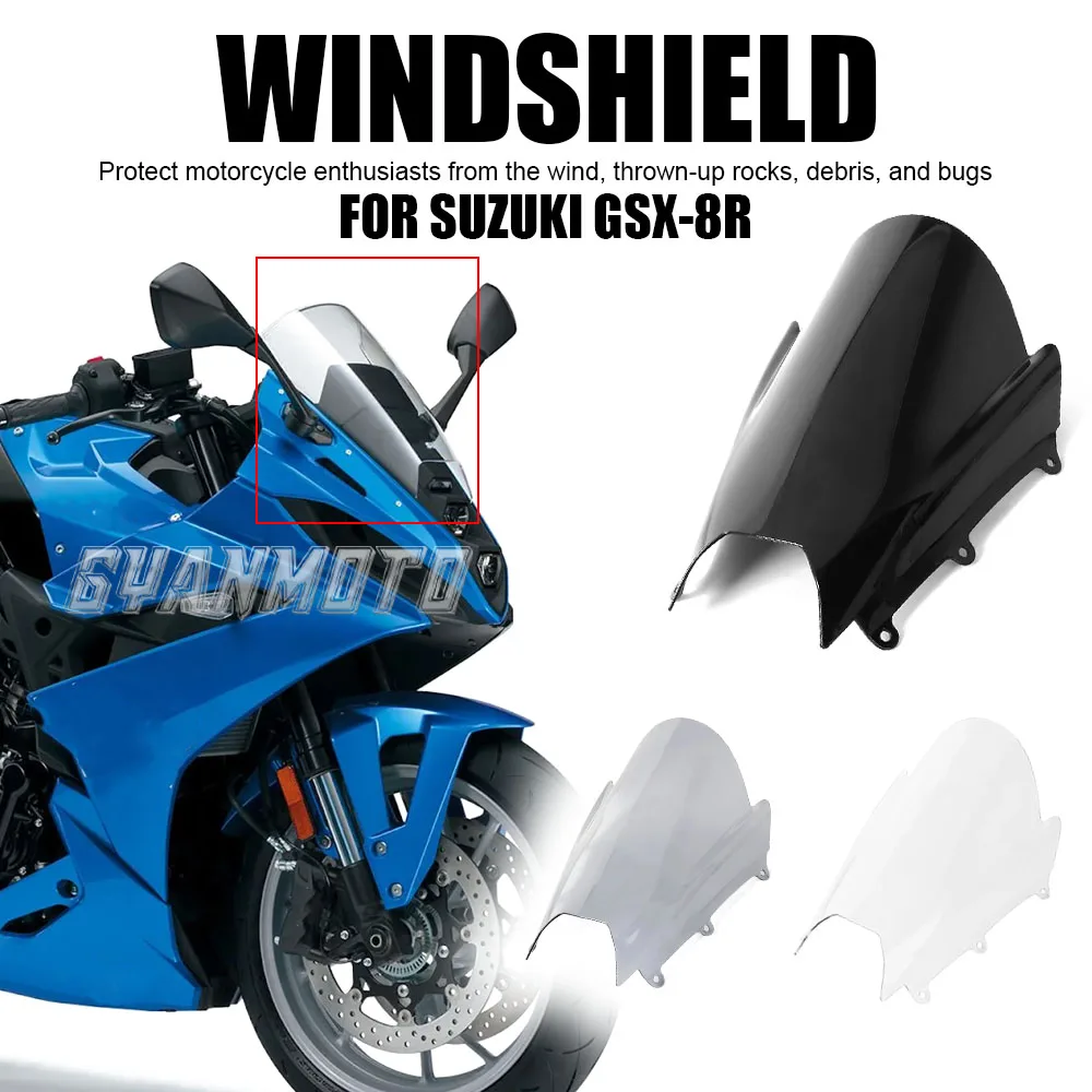 

For Suzuki GSX-8R GSX8R GSX 8R 2024 2025 New Motorcycle Windshield Fairing Deflector Wind Deflector Visor