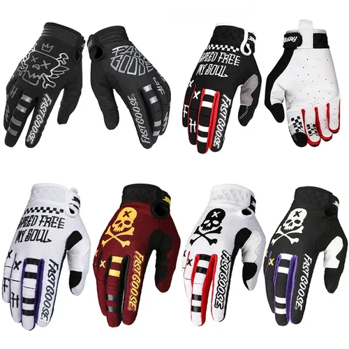 Imagen 2 del producto Guantes de motocicleta para exteriores para todas las estaciones, guantes térmicos con pantalla táctil, antideslizantes, absorbentes de golpes, Unisex, con dedos completos, para hombres y mujeres, ciclismo