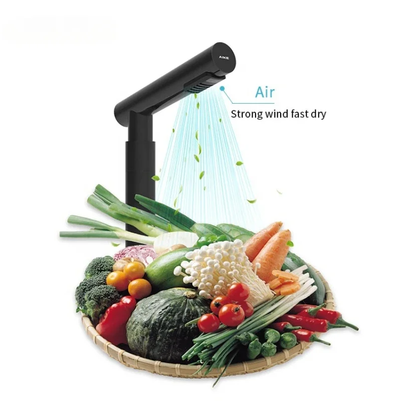 AK7172  Modern 304 Stainless Steel fast drying Rotatable smart touch kitchen faucets for dry anything