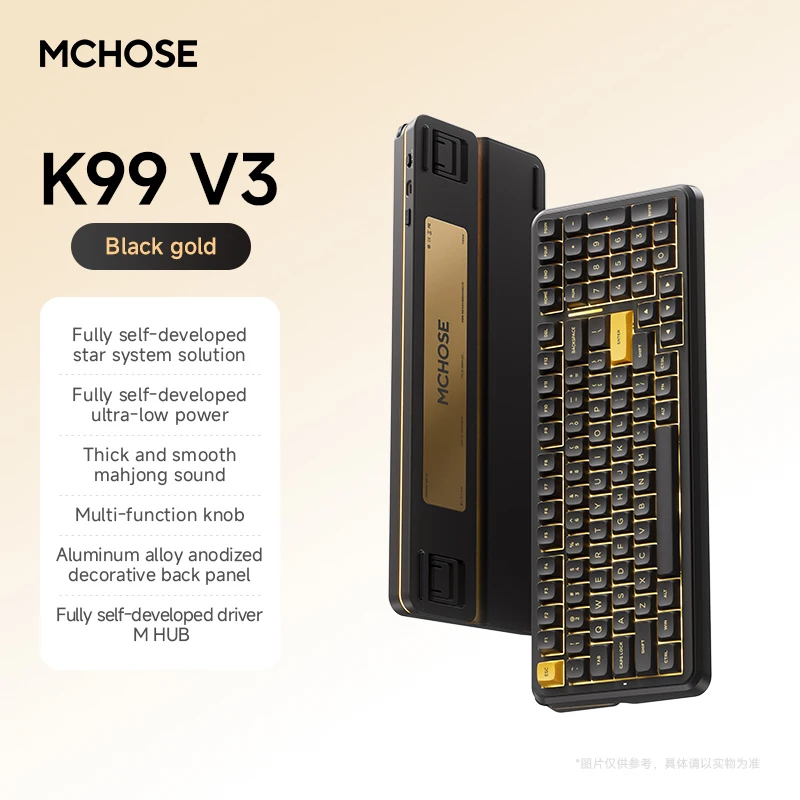 MCHOSE MCHOSE K99 V3 Mechanical Keyboard Tri-Mode Wireless ARGB Control Knob 10000mAh Dual 8K 0.125ms Hot-Swappable Custom Game Keyboa - Aliexpress Deal
