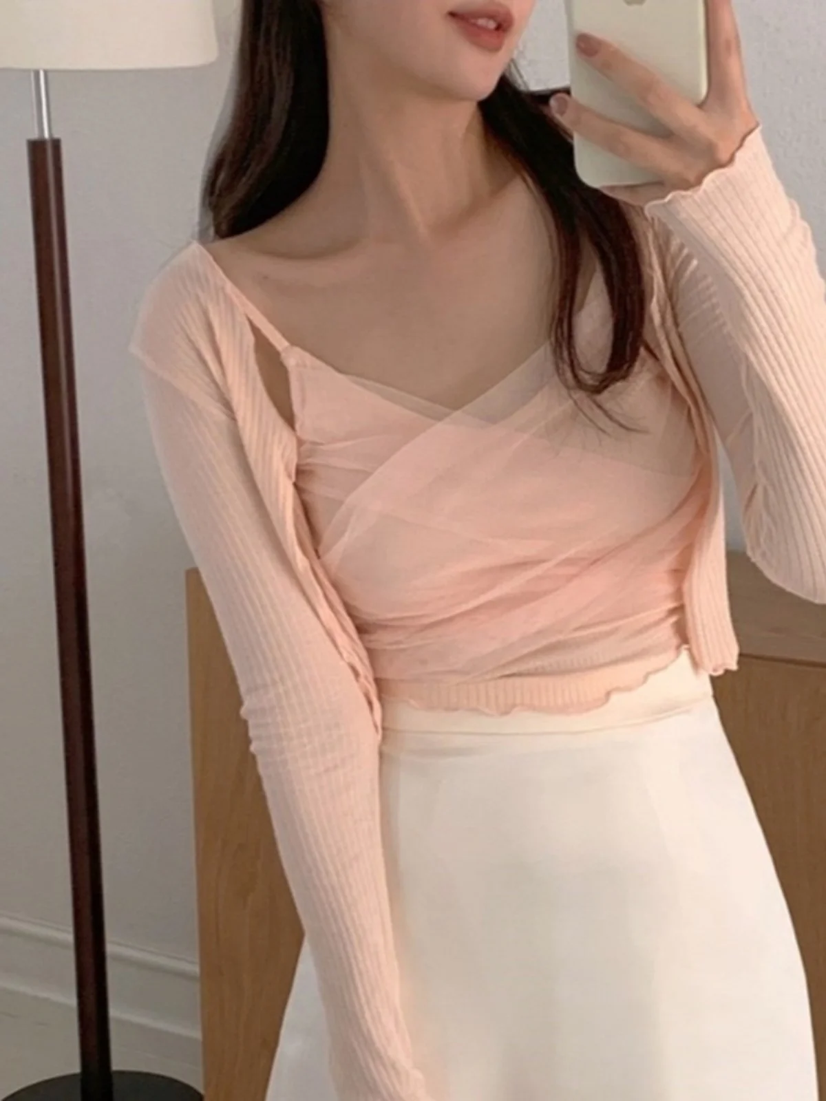Set Rompi dan Celana Romantis untuk Wanita, Model Panjang, Pelangsing, Pakaian Dalam, Busana Musim Semi