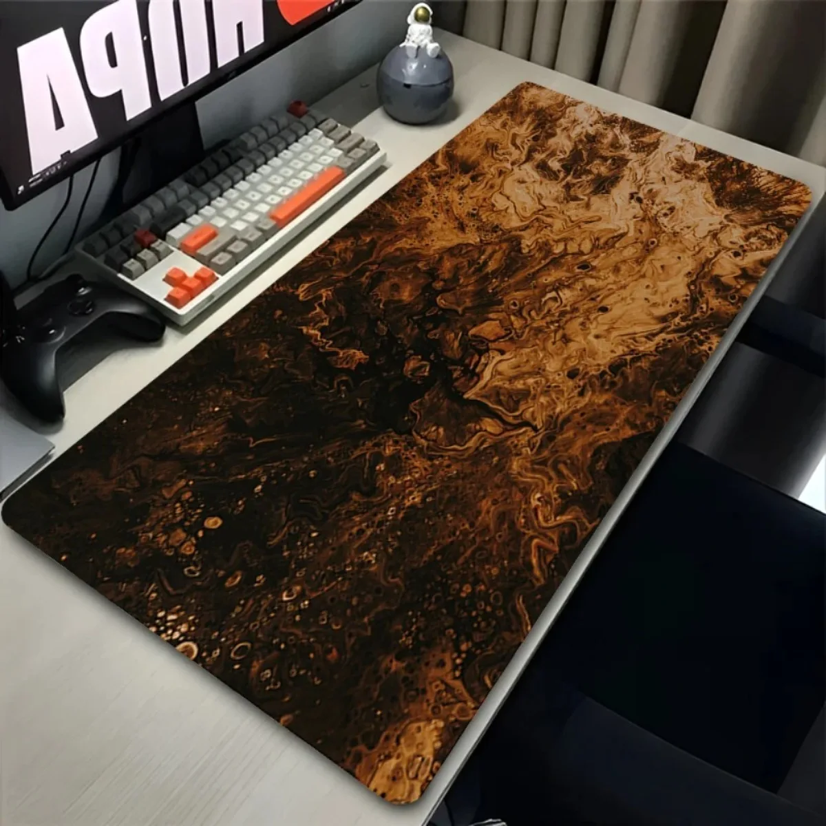 

Gaming Mouse Pad Non-Slip Rubber Strata Liquid Soft Desk Mat for Home Office Laptop Gamer Keyboard Computer Pads