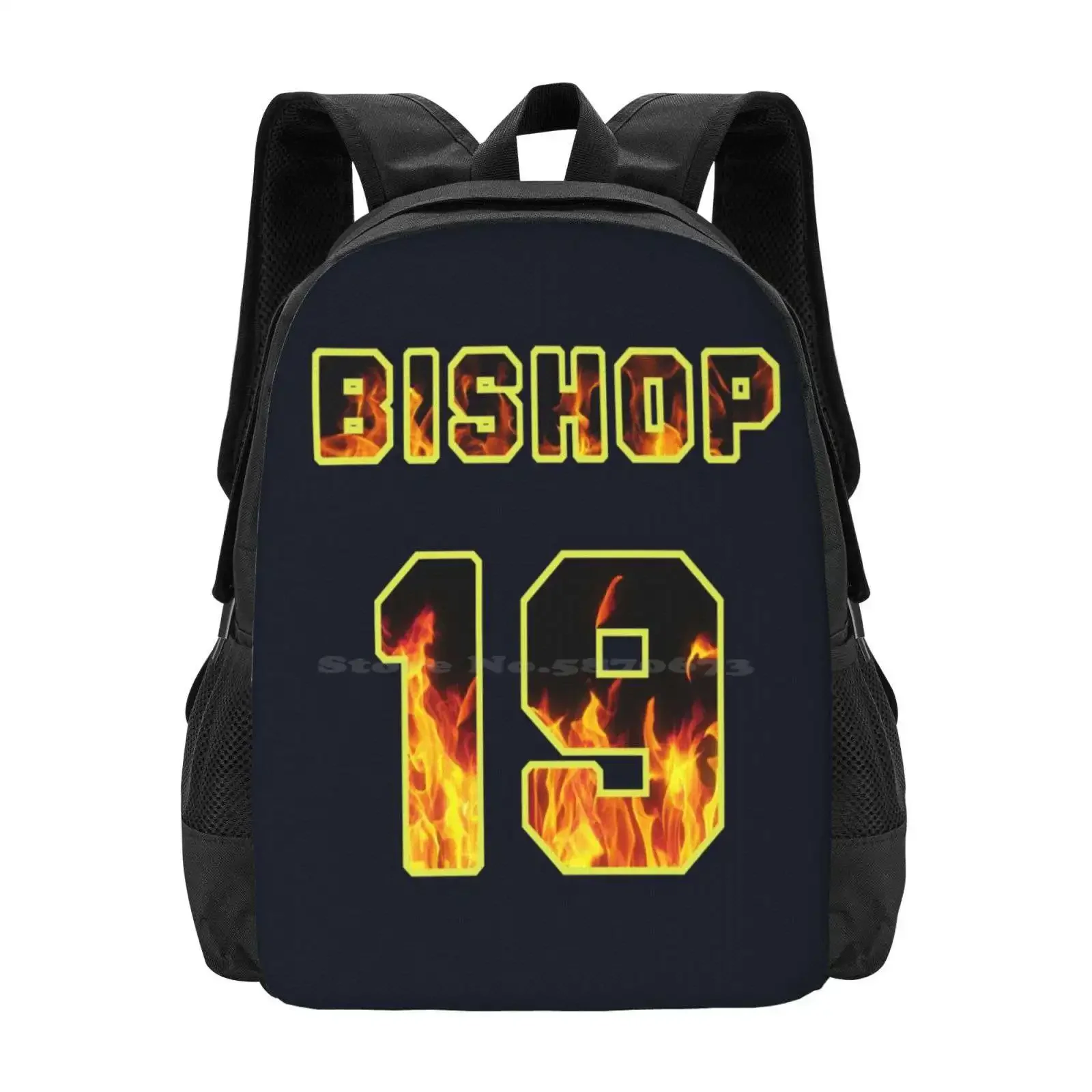 

Maya Bishop Station 19 Jersey Flames Hot Sale Schoolbag Backpack Fashion Bags Maya Bishop S19 Greys Anatomy Maya Station 19