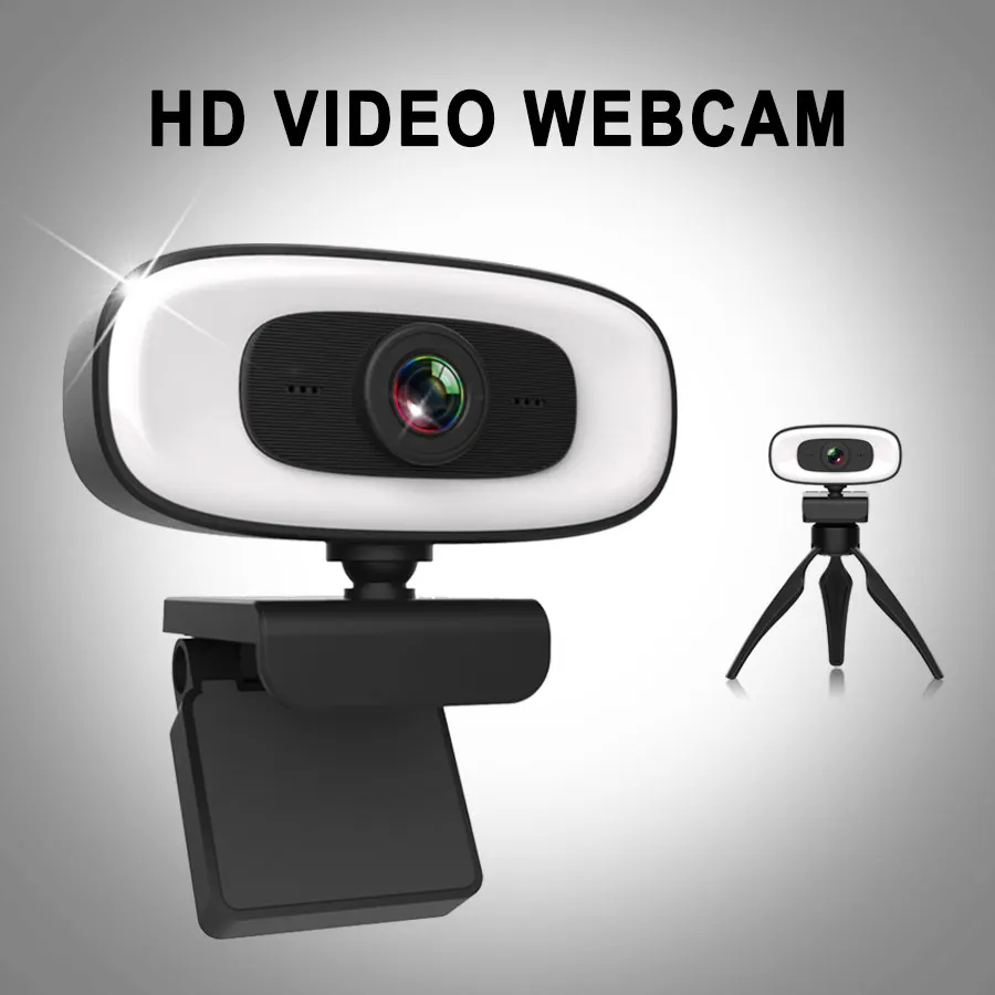 

Full HD 4K webcam 1080P mini camera with microphone USB webcam suitable for YouTube PC laptop video capture camera