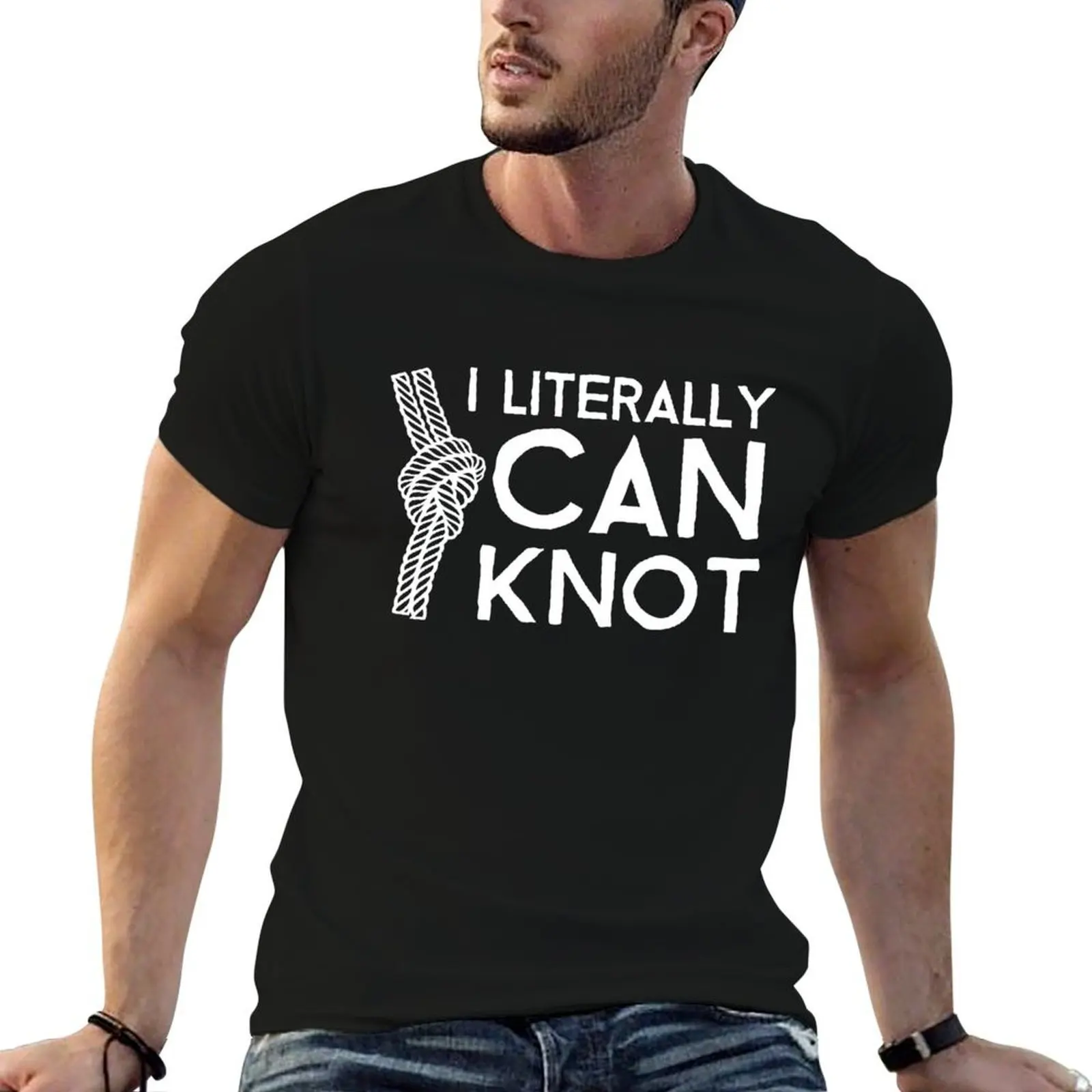 I Literally Can Knot T-Shirt t shirt personalised t shirts for man graphic vintage mens graphic t shirts T-shirt