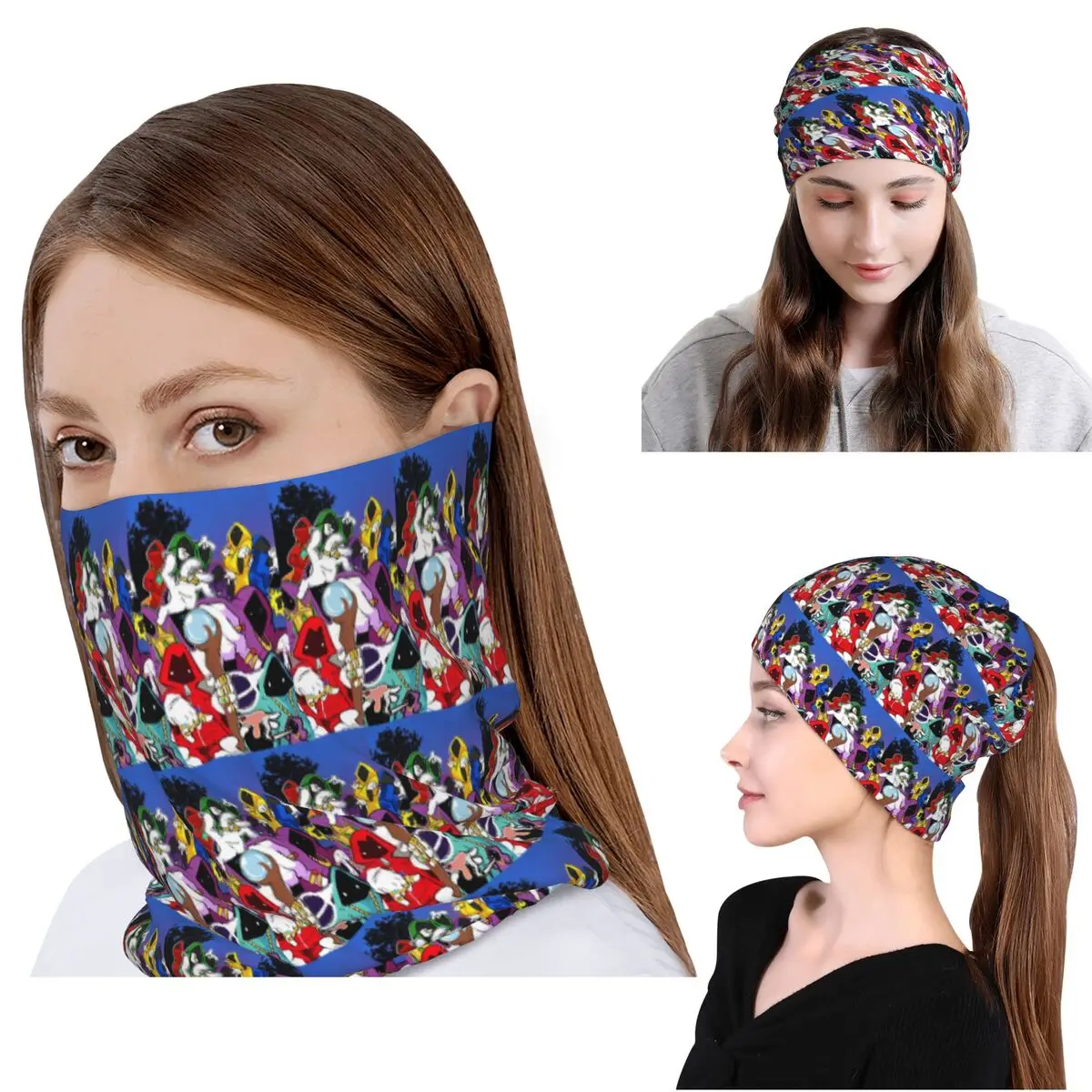 Shadow Wizard Money Gang We Love Casting Spells Bandana Halstuch Wickelschal Sturmhaube Mütze für Männer Frauen Erwachsene Waschbar