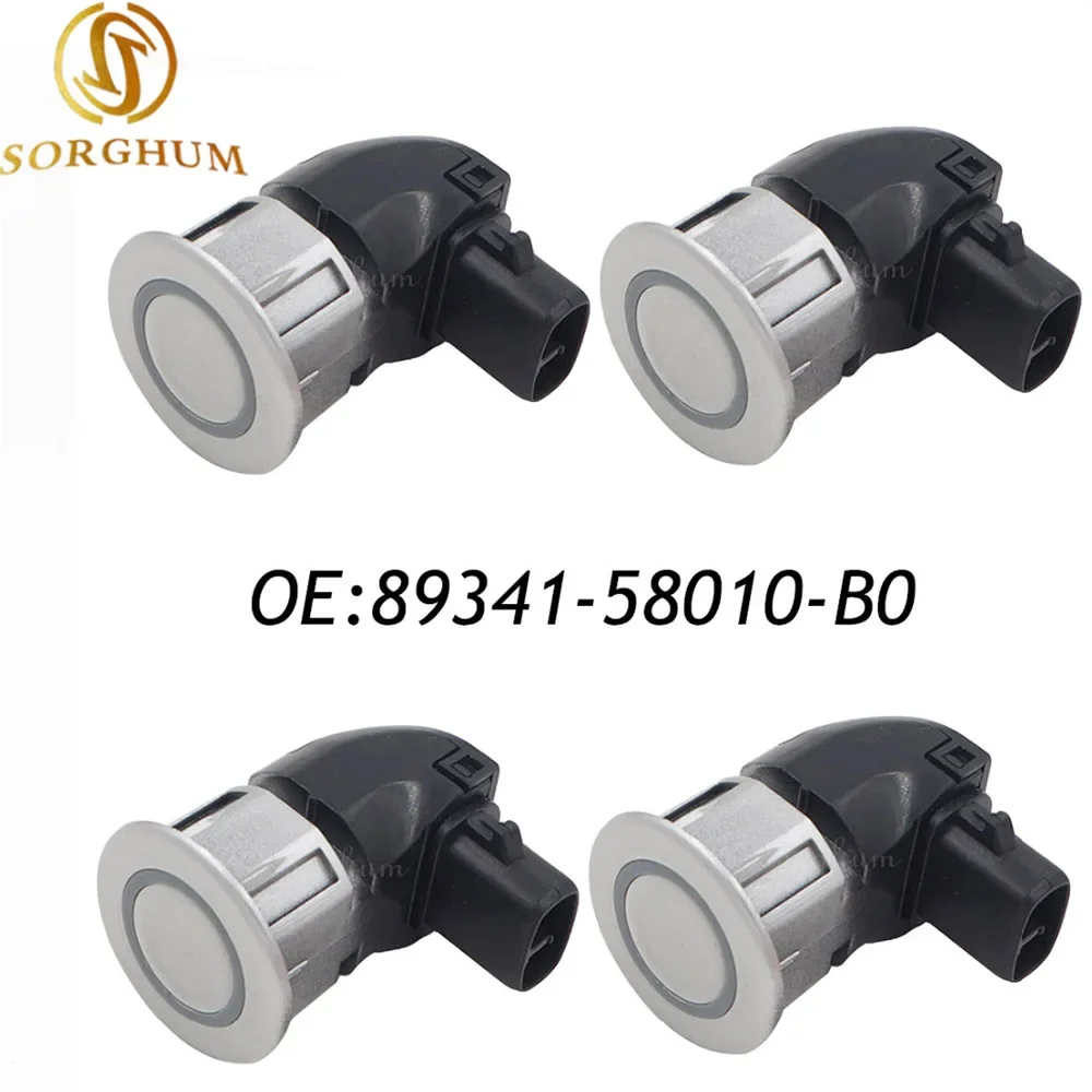 

4PCS 89341-58010-B0 89341-58010 PDC Ultrasonic Backup Aid Parking Sensor Fits For Toyota Alphard