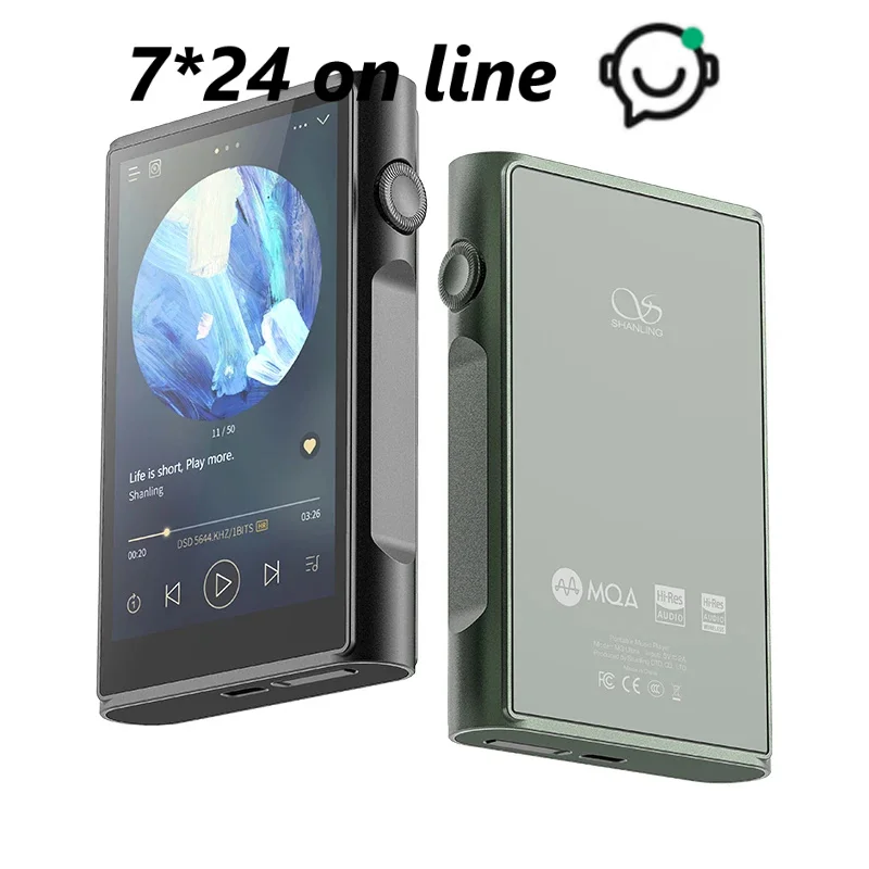 SHANLING M3 Ultra Hi-Res Android10 Portable HiFi Music MP3 Player DAP 8-Core QS 665 CPU Bluetooth5.0 Dual ES9219C DAC DSD256 M3U