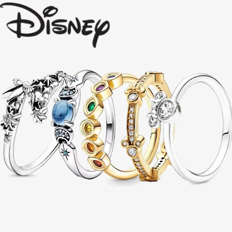 Disney 2024 new popular creative ring for women's premium fine glamour jewellery gifts premium glamour fine jewellery wholesale