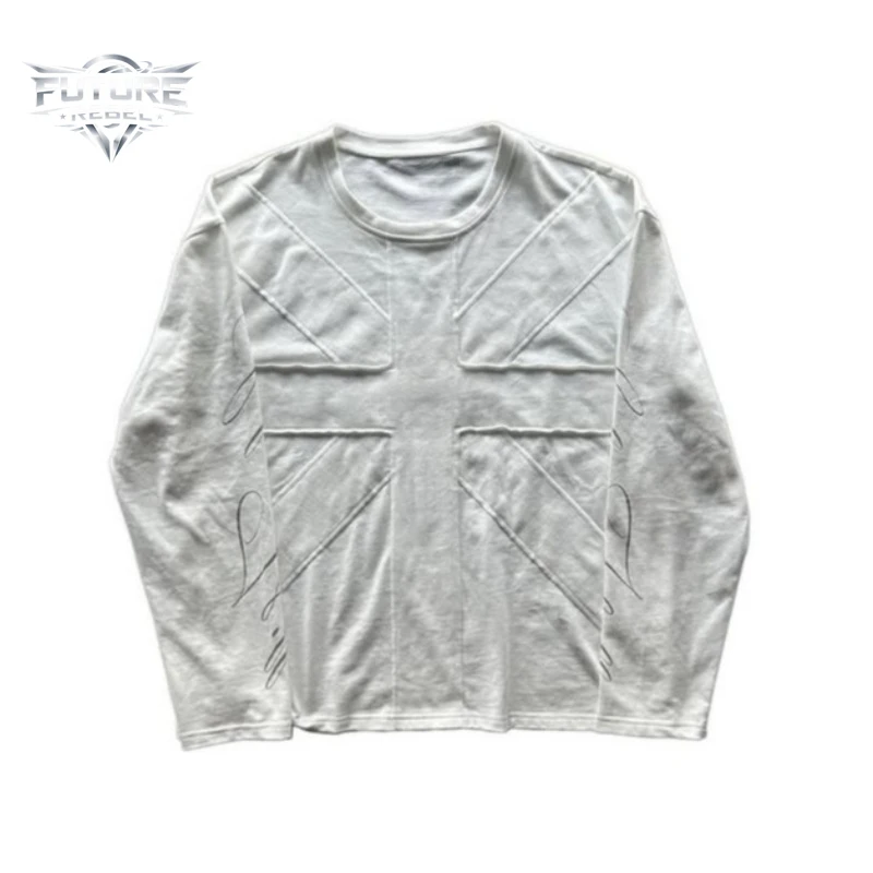 Felpa da Uomo Harajuku Stile Europeo INS Streetwear, Pullover con Collo Tondo, Manica Lunga, Vintage Casual Unisex, Tendenza Moda Primaverile