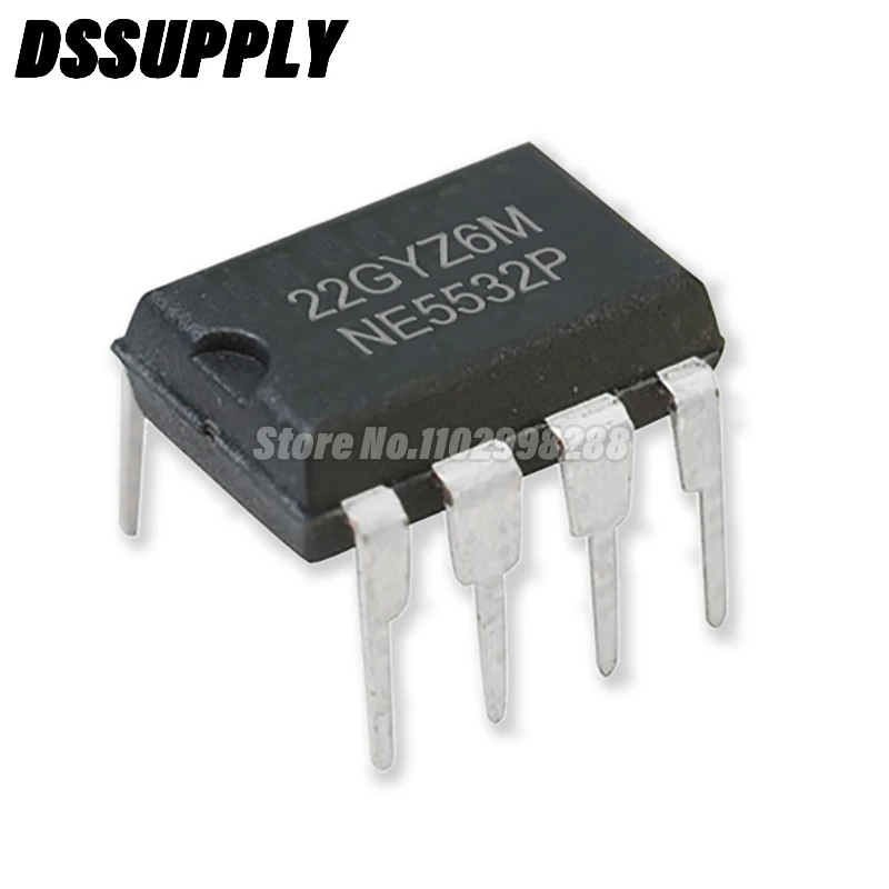 20 قطعة/الوحدة NE5532P NE5532 5532 DIP8 المزدوج Opampm رقاقة