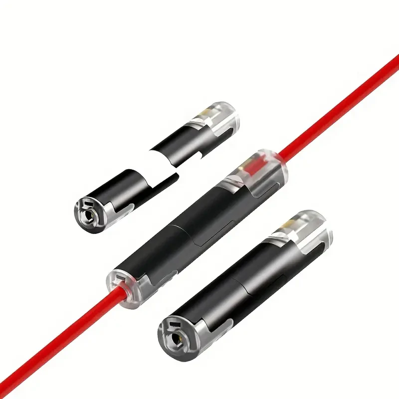 15/20/30/50pcs Electronics Wire Connector 1Pin Way Plug Docking I Type Wire connection of Quick Connectors Strip Terminal Blocks image 5