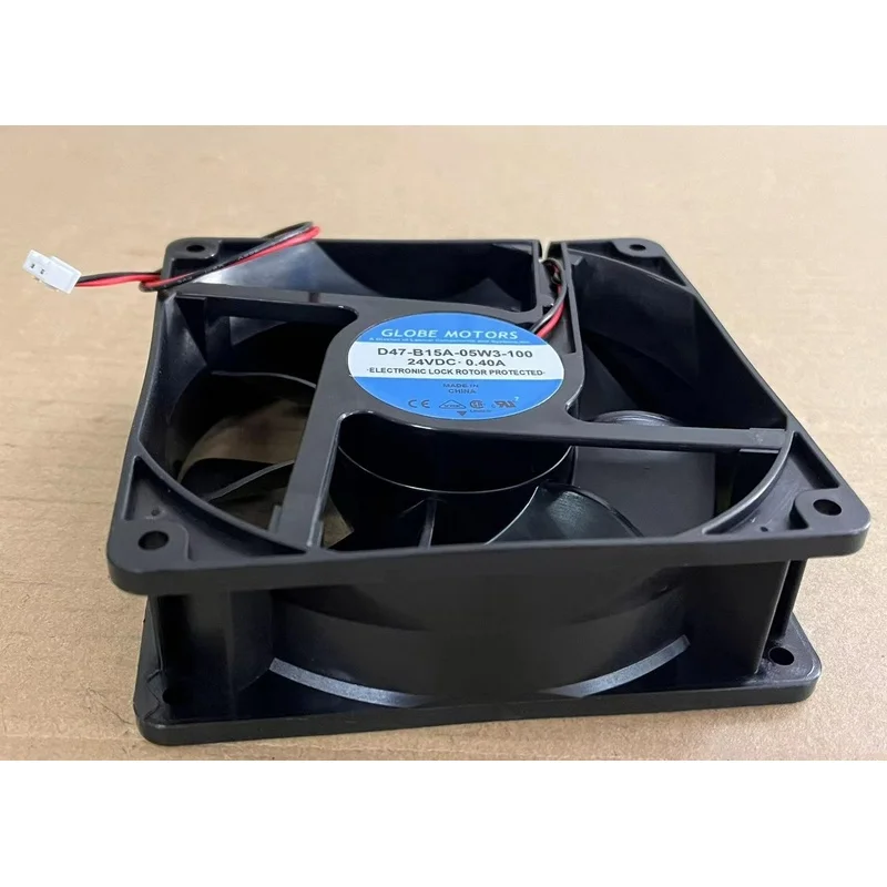 MY For GLOBE MOTORS D47-B15A-05W3-100 24V 0.40A 12cm inverter cooling fan