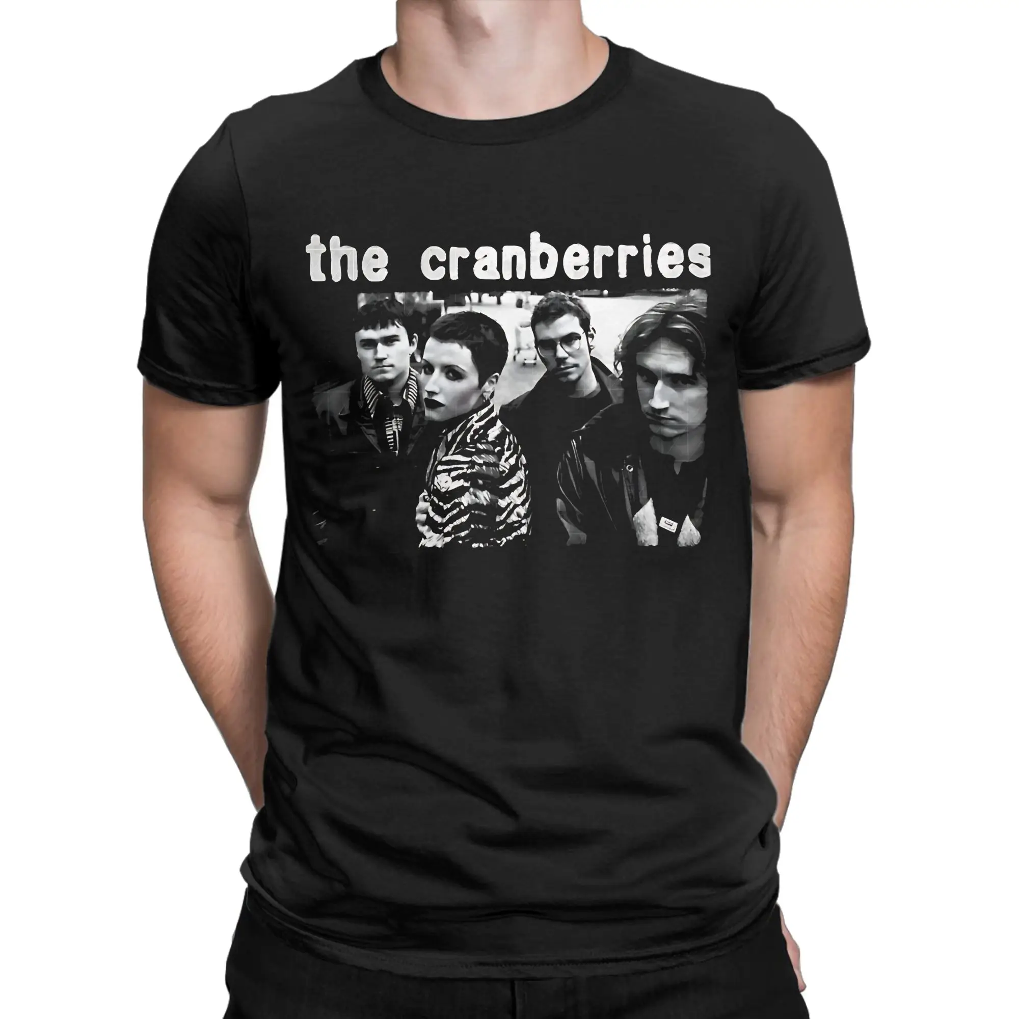 Men Women's  The Cranberries  T Shirts Music  Pure Cotton Tops Fashion Short Sleeve Round Collar Tees Plus Size T-Shirt