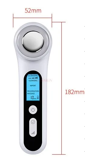 Beauty instrument, color light ion ultrasonic induction device, multifunctional vibrating facial massager