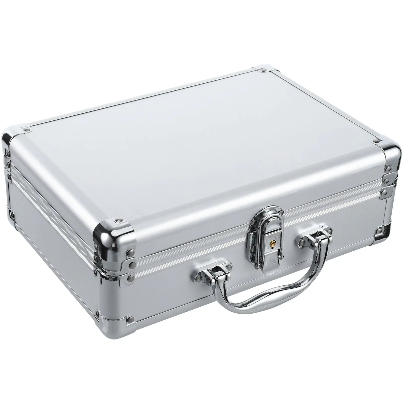 

Aluminum Alloy Password Metal Case Lock Tool Small Briefcase Storage Portable Workstation Brief Cases Men Men Money Case