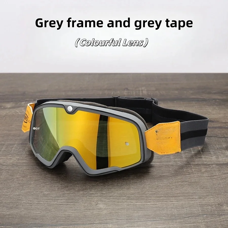 Vintage Harley Motorcycle Gogglesoff-road Riding Windscreen Anti-FogGlasses Skiing Helmet GogglesAccessories for Outdoors