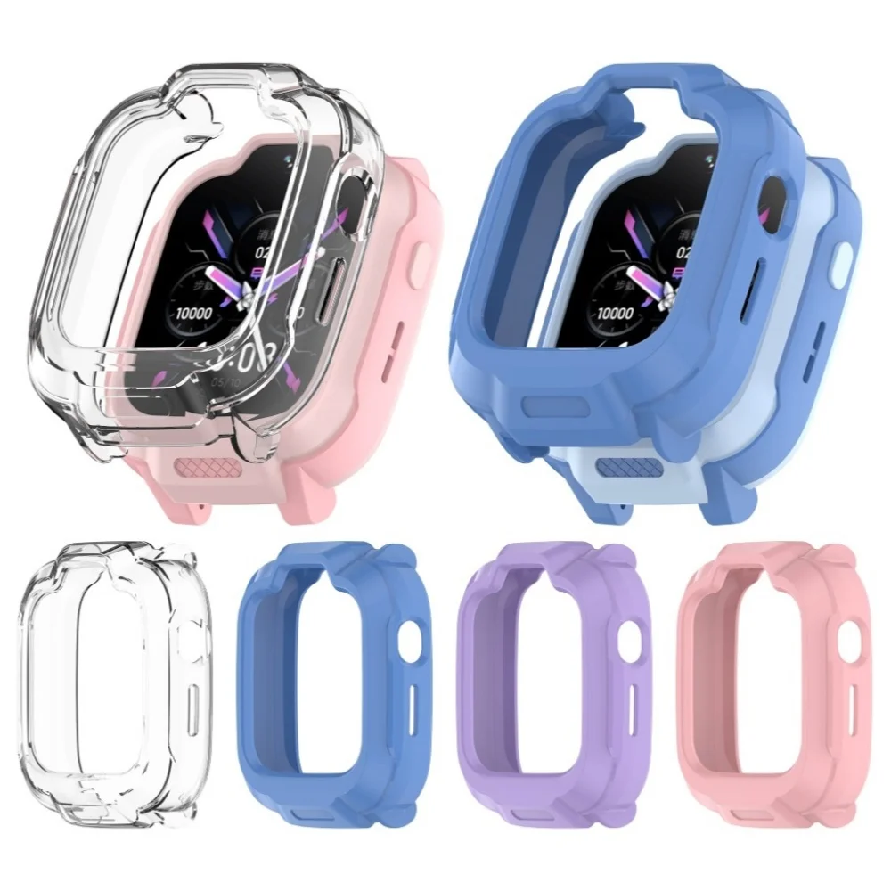 샤오미 레드미 어린이용 시계 보호 케이스 프레임 고품질 TPU 반패키지 슬림 스마트 워치 케이스