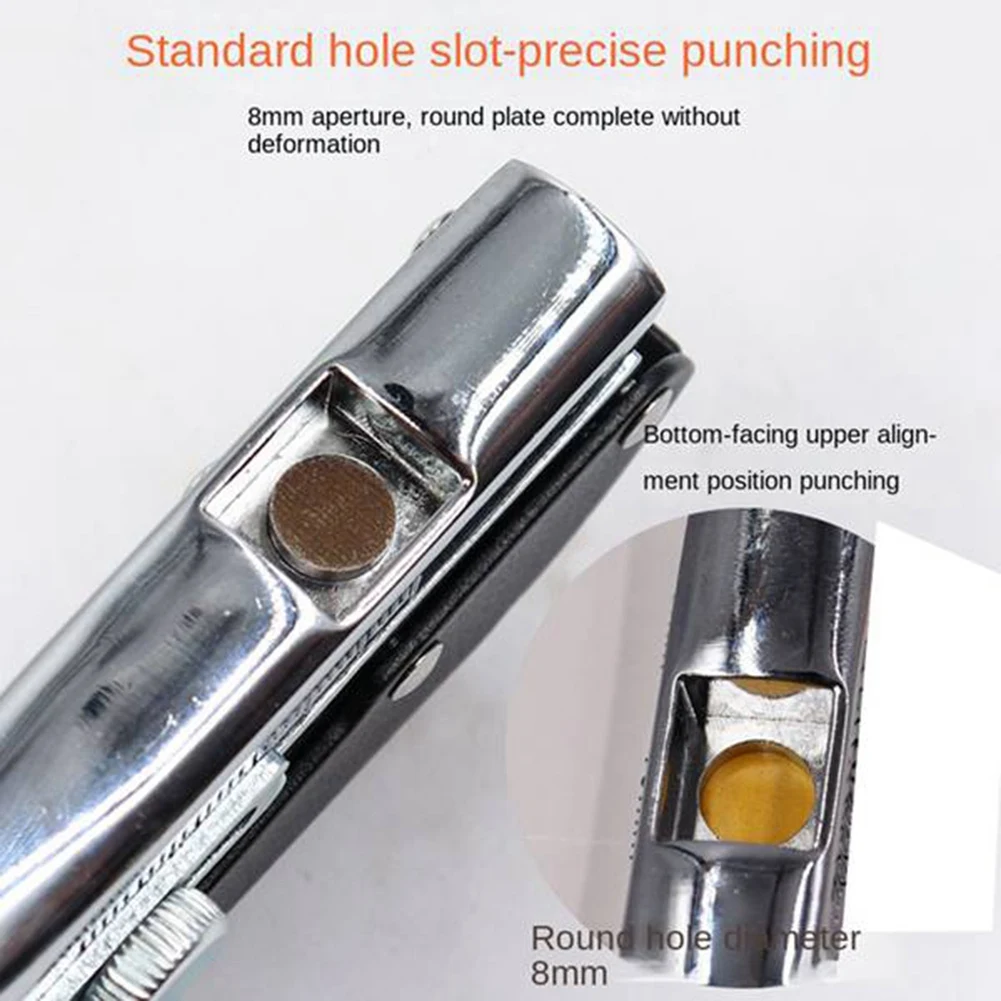 2 Pcs Edge Banding Punching Pliers Paper Screw Cover With Countersink Drill Adjustable Position 2.8Mm-B51B