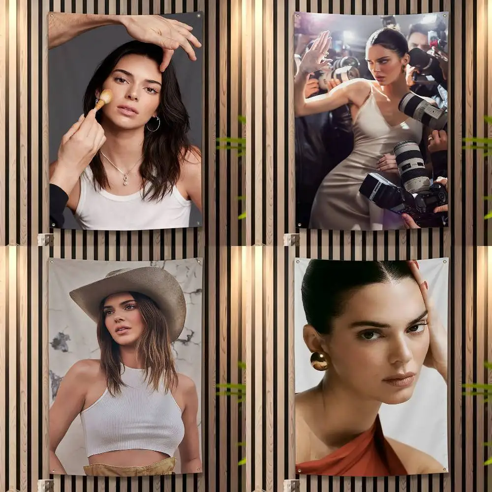 K-Kendall J-Jenner Flags Wall Hanging Tapestry Outdoor Garage Room Decorative flag Background Blanket