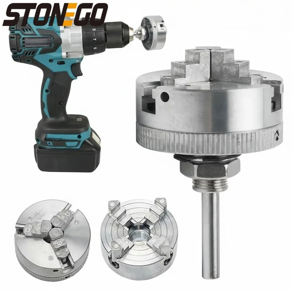 

Heavy Duty Self Centring Drill Chuck 34 Jaws M12 x 1 mm Electric Lathe Drill Tool Accessories