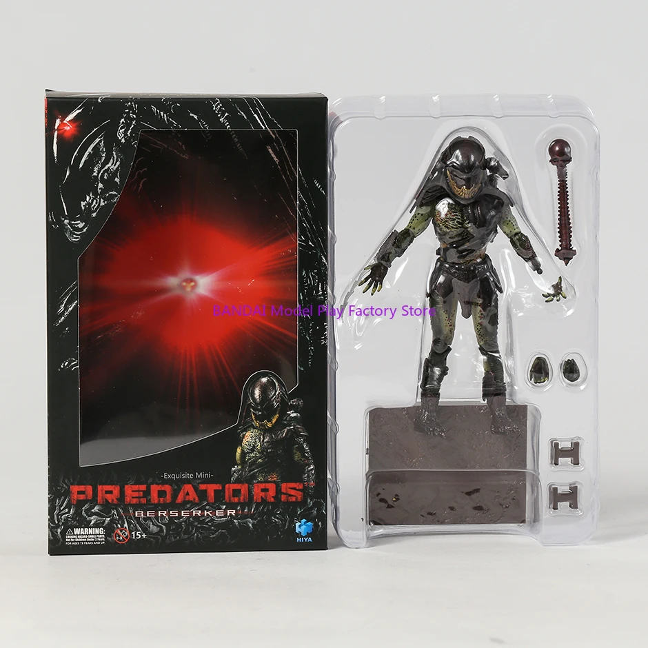 

Hiya Toys Хищник Берсеркер Хищник 1/18 ПВХ Фигурка Коллекционная игрушка