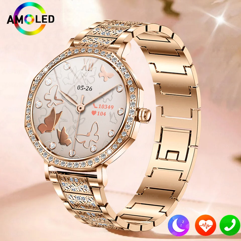 

2025 New Fashion Ultra-thin Smartwatch Women Sports Use ChatGPT 1.32-inch Amoled Screen Bluetooth Call Heart Rate Smart Watch