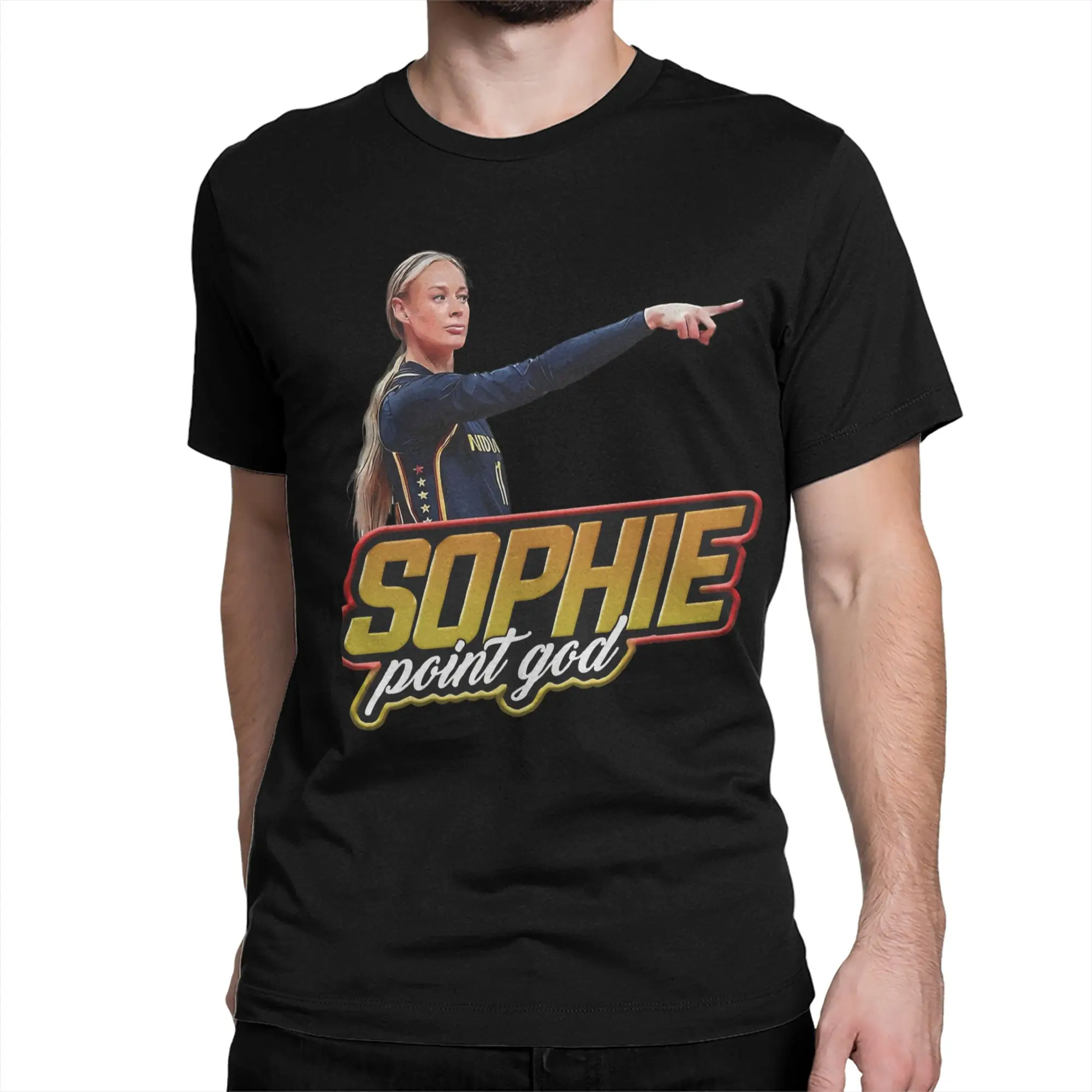 Sophie Point God T Shirts Men Women Cotton Vintage T-Shirts Crew Neck Basketball Point Tee Shirt Short Sleeve Clothes Graphic