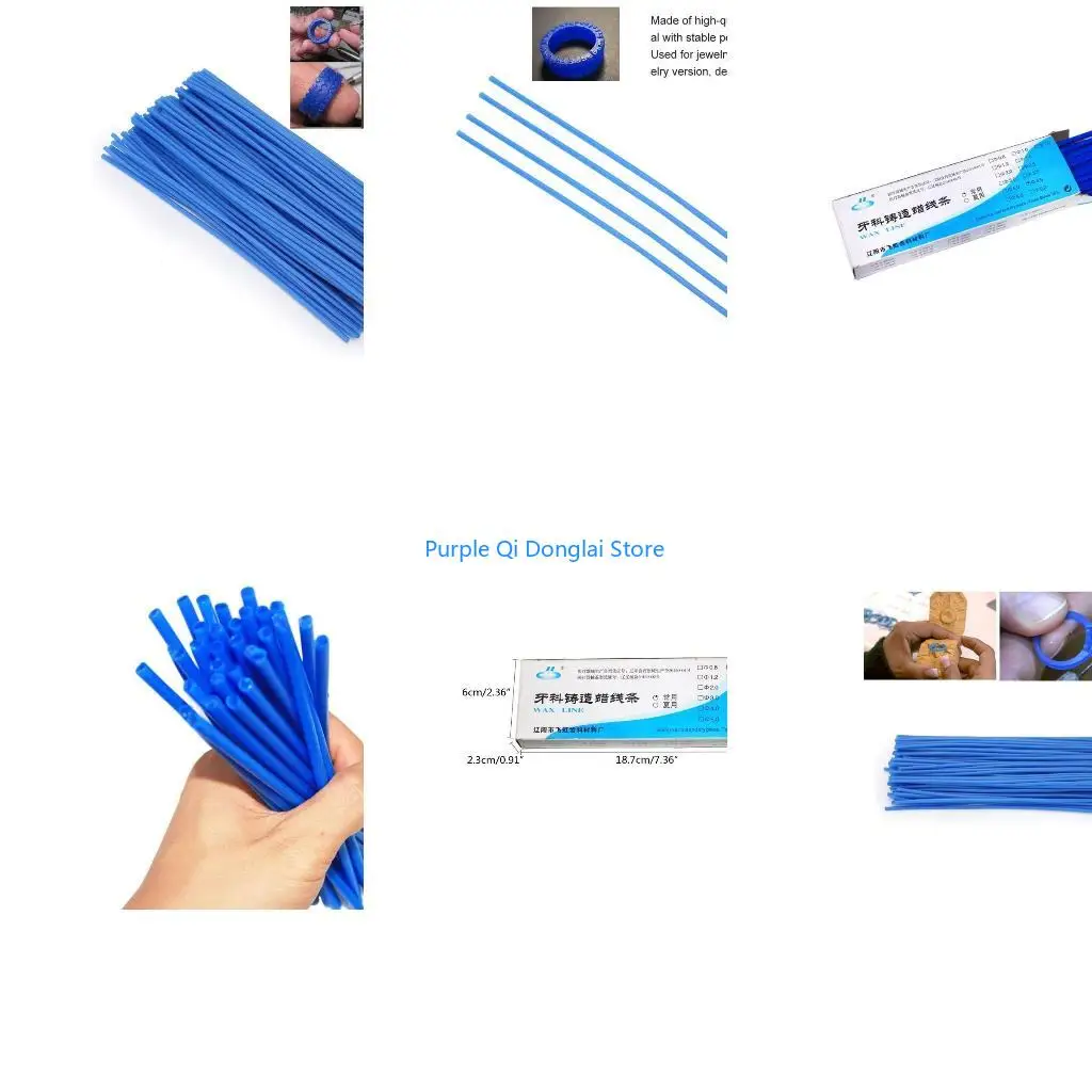 L21E Casting Wax Wire Set Dental Jewelry Mould Wax Casting 2.5mm Blue Color