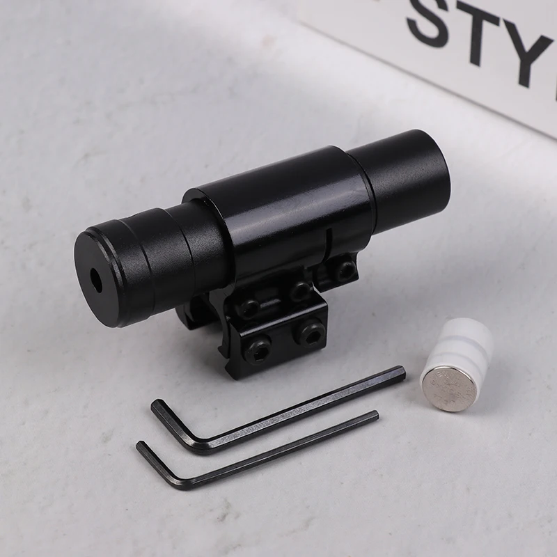 Self-Locking Laser Aiming Device with Infrared Features and Red Dot Aiming Sight