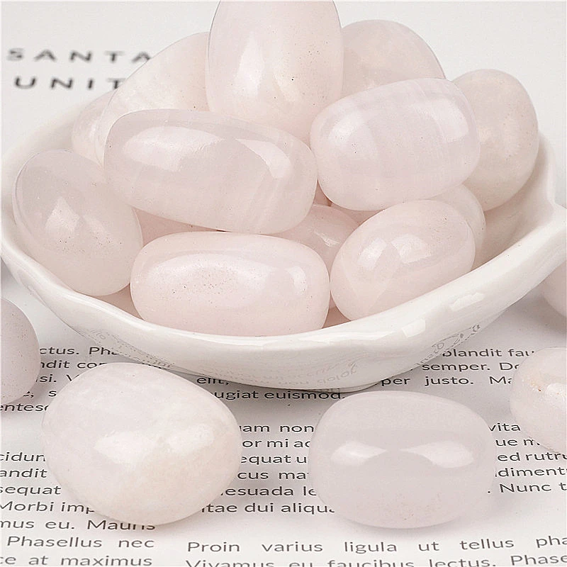 Natural Pink Afghan Jade Polishing Stone Grape shaped Gemstone Handicraft 8-10 pieces (200g)
