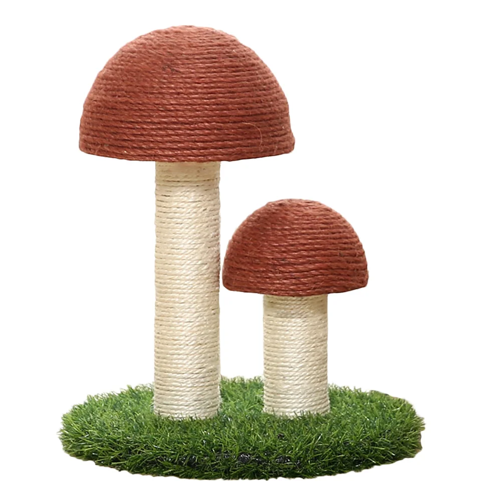 Peel and Stick Tile Sticker Cat Climbing Frame Watch Scratching Post Mushroom Shape Scratcher