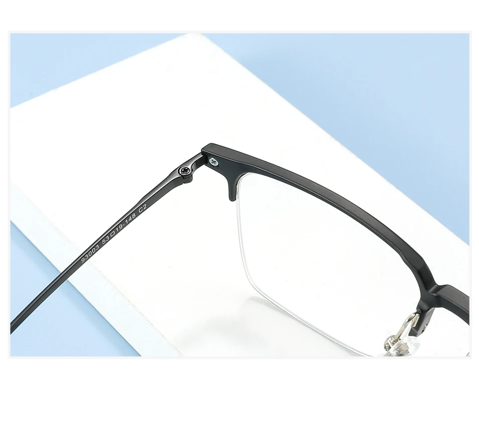 3-in-1-Brillengestell aus reinem Titan für Herren mit polarisiertem Clip auf Sonnenbrillen und Nachtsicht für Damen – Detail 8