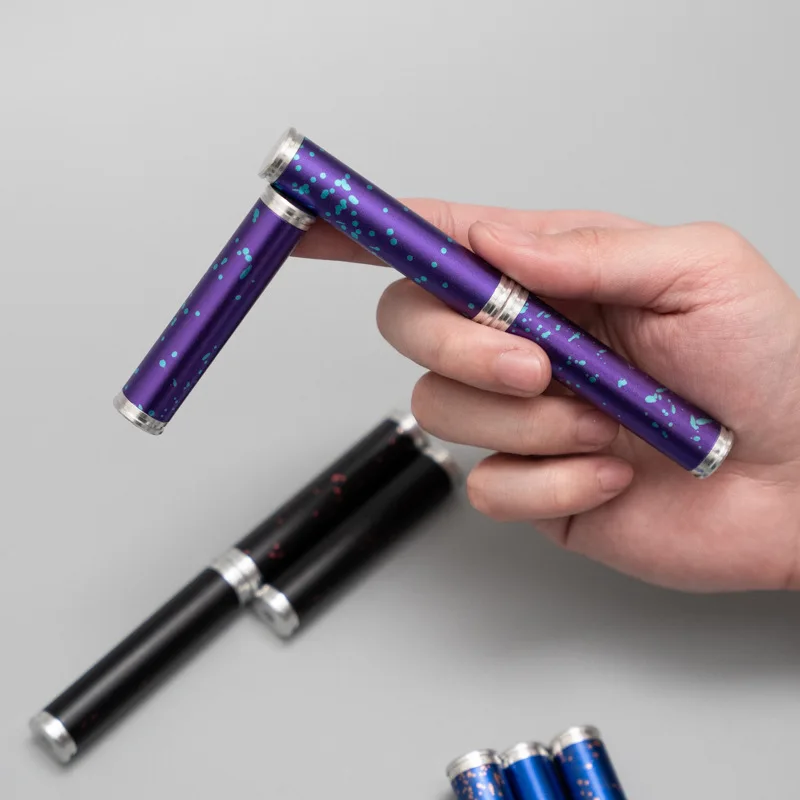 المغناطيسي ثلاثة قسم Cudgel EDC تململ الإجهاد الحد من اللعب سبيكة الإصبع الدورية سبينر الغزل العلوي تلميح Antistresse