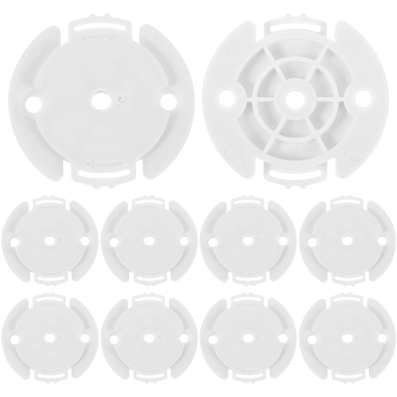 

20pcs Round Camera Base Stable Plastic Security Camera Mount For Space-Saving Easy Install Webcam Stand Mounting Bracket