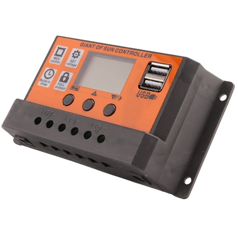 100A MPPT Solar Panel Regulator Charge Controller Solar Controller 12V/24V Auto Focus Tracking