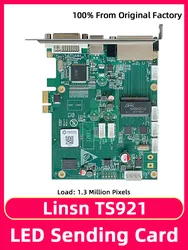 Linsn TS921 Full Color Video Wall HUB75 LED Panel Luminous Sign Sending Card LED Display Screen Pixel Display Motherboard DVI