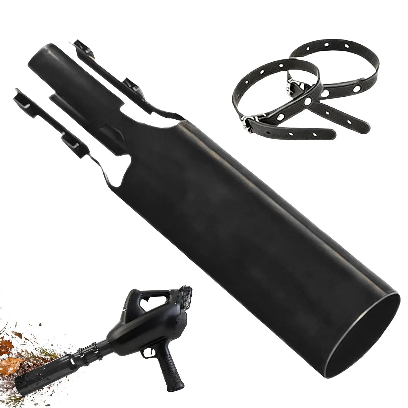 For Snow Debris All Weather Backyard Garden Leaf Blower Attachment Doubles Airflow Booster Replacement Leaf Blower Air Booster
