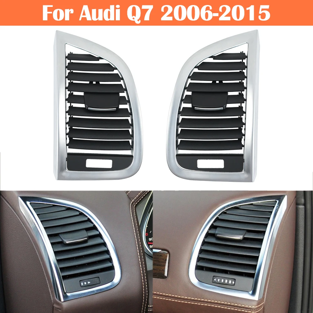 New Car Front Dash Left Right Air Conditioner AC Vent Grille Outlet Panel Repair Kit For Audi Q7 2006-2015 4L0820901 4L0820902