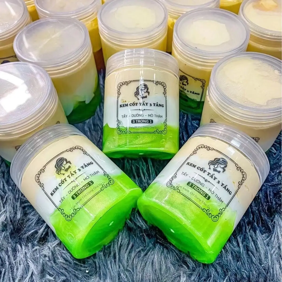 

KEM COT THAI LAN 3 TANG (Danh cho da chai li )250g