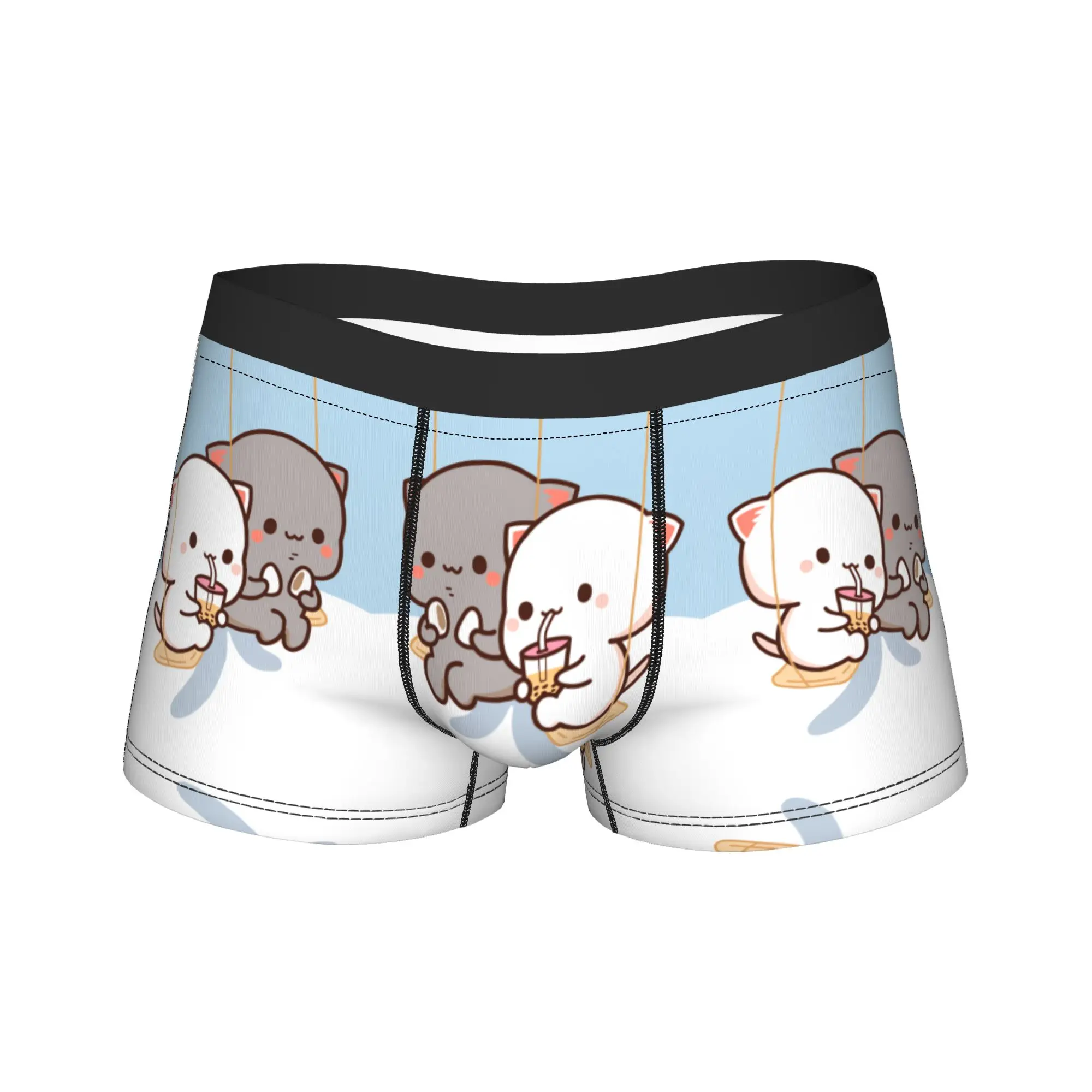 

Трусы-шорты Dudu Bubu Trunk 3D Pouch, качественные трусы с узором, удобные мужские трусы, большие размеры 2XL