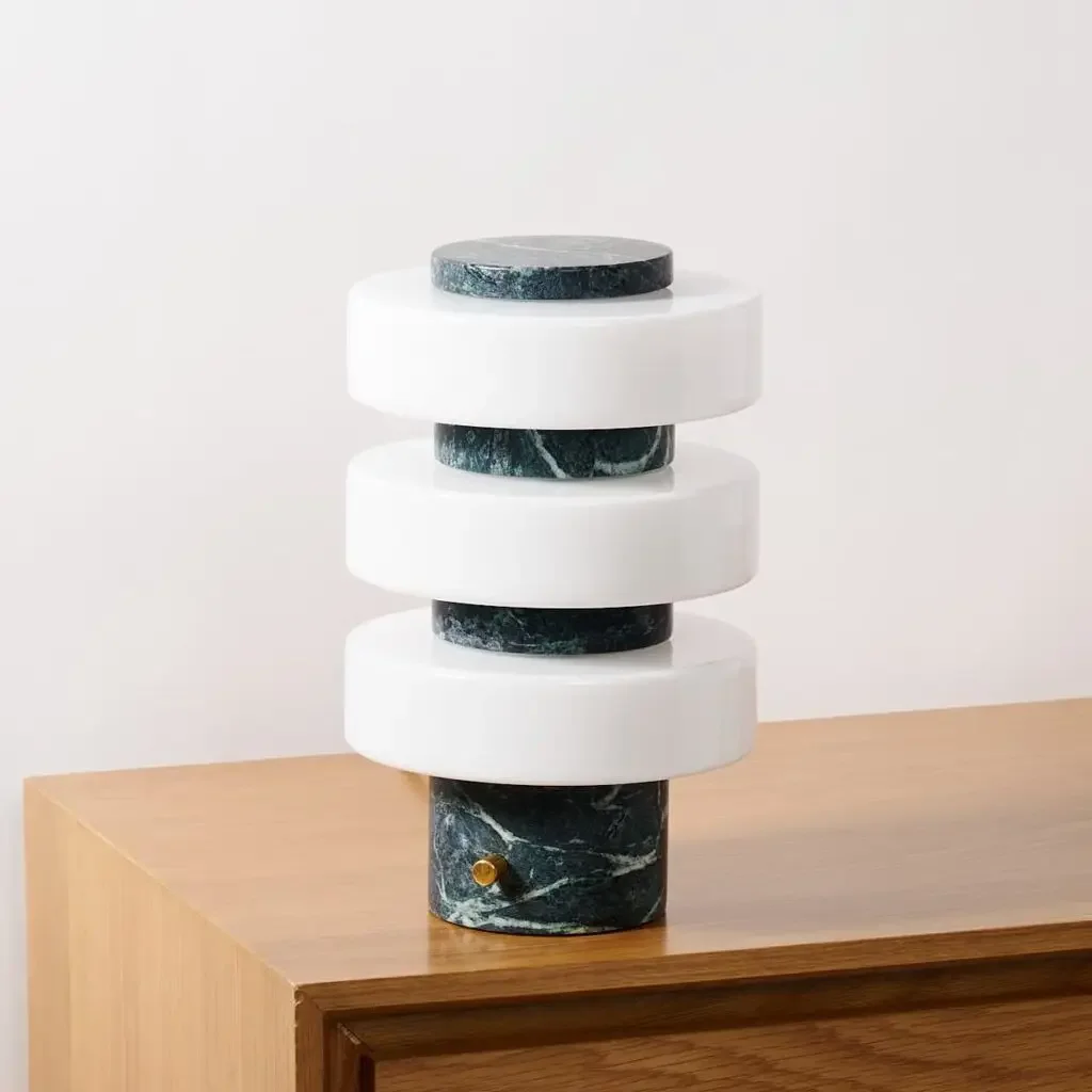Cross-border marble tables and chandeliers, model home creative bedside lamps, bedrooms and hotels