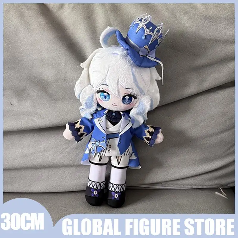 

30cm Genshin Impact Plush Furina Focalors Kawaii Anime Cosplay Stuffed Cartoon Figure Collection Clothing Doll Toy Birthday Gift