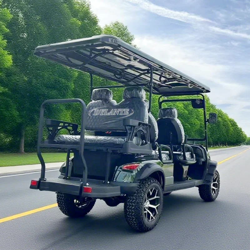 Neuer Stil, Fabrikpreis, Sightseeing-Golfwagen, 4-Sitzer, angehoben, 6-Personen-Golfwagen, brandneues 4-Rad-Elektro-Club-Auto, Golf