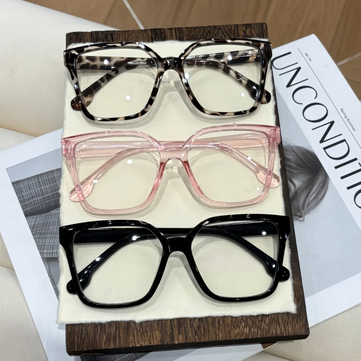3pcs European and American retro style anti blue light glasses trend versatile for watching TV, mobile phones, computers, and pr