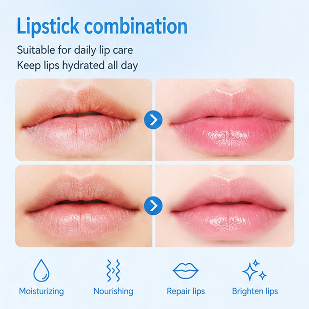 1/4/6/8pcs Multipack Long Lasting Lips Natural Moisturizer Intensive Lip Repair for Cracked Dry and Chapped Lips Lip Balm Kids