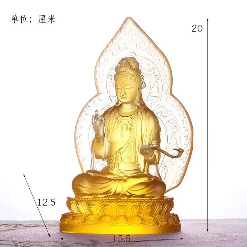 Eight Patron Saint Buddha Statue Home Altar Decoration Buddhist Hall Worship Ornament Housewarming Gift Desktop Figurine Art