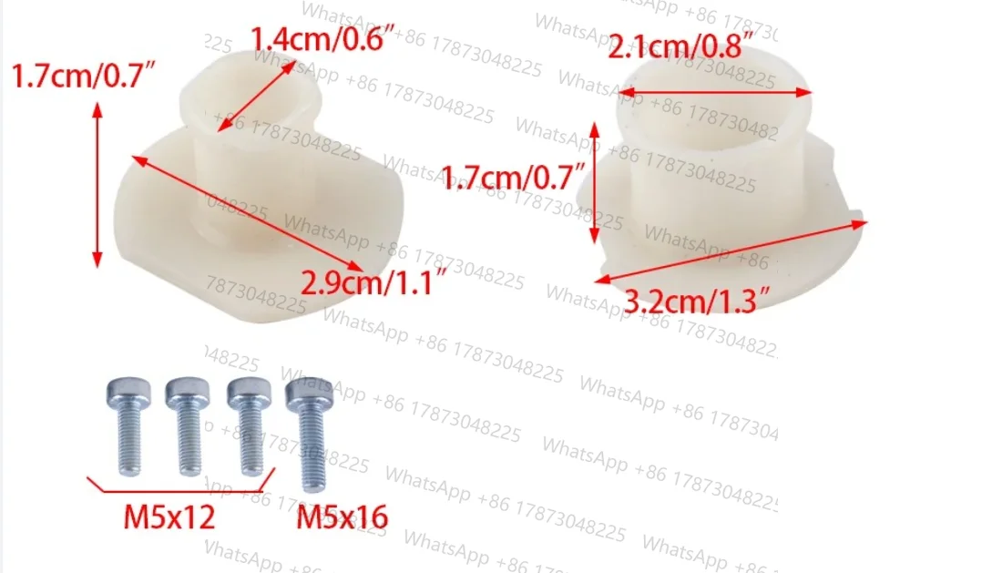 LETAOSK High Quality Anti Vibe AV Annular Buffer Mount Set Cap Plug with Screws fit for 066 MS660 MS650 Chainsaw