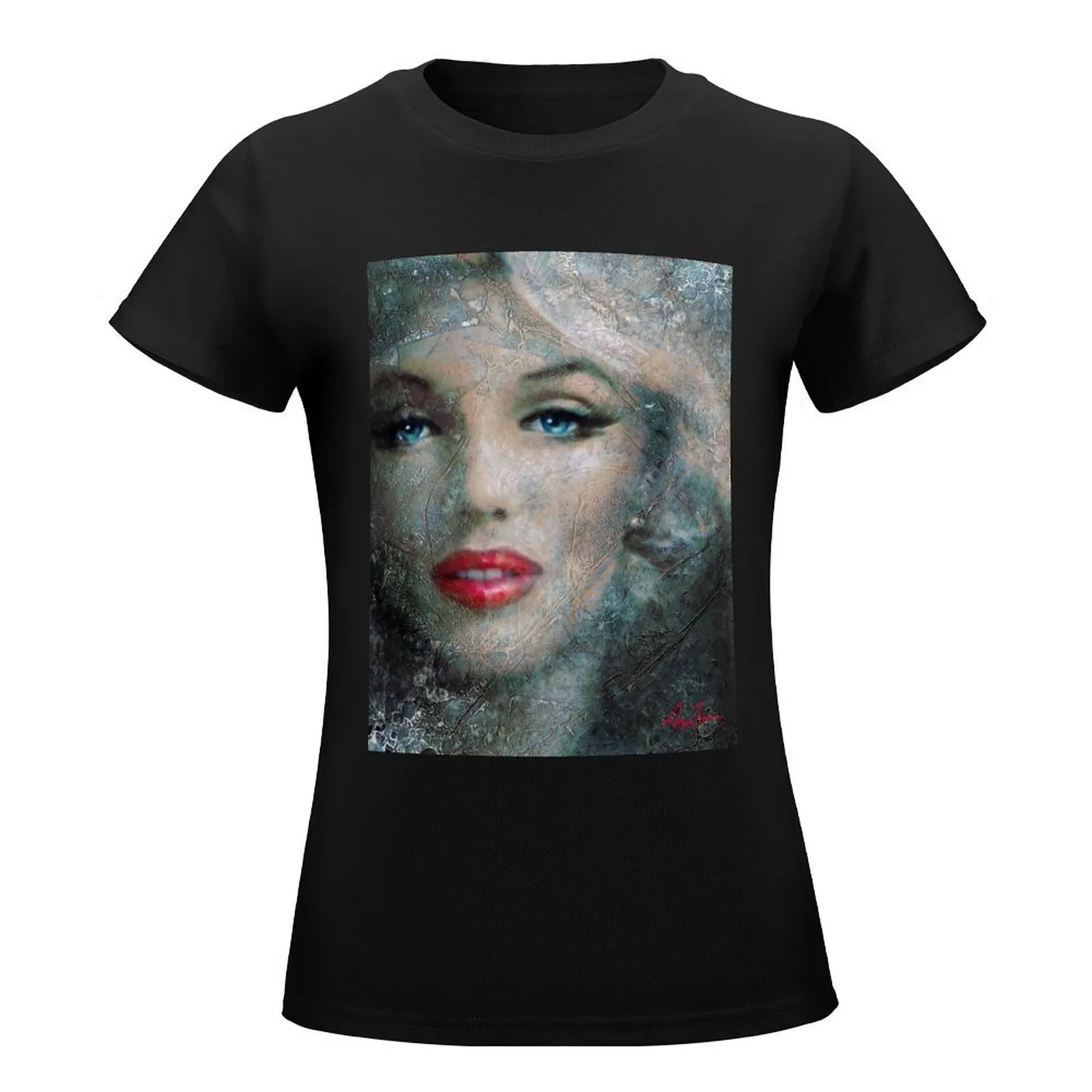 MM Frozen Red T-Shirt animal print shirt for girls vintage clothes Womens clothing