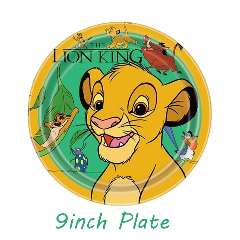 Lion King Simba Birthday Party Decorations Included Balloon Banner Tablecloth Paper Cups and Plates Napkins for Kid Baby Shower